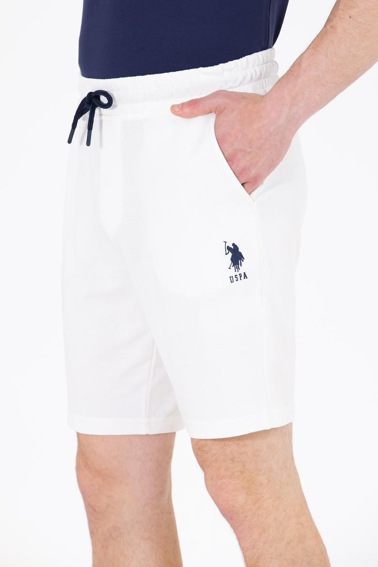 Erkek Ekru Örme Şort - 50263423113