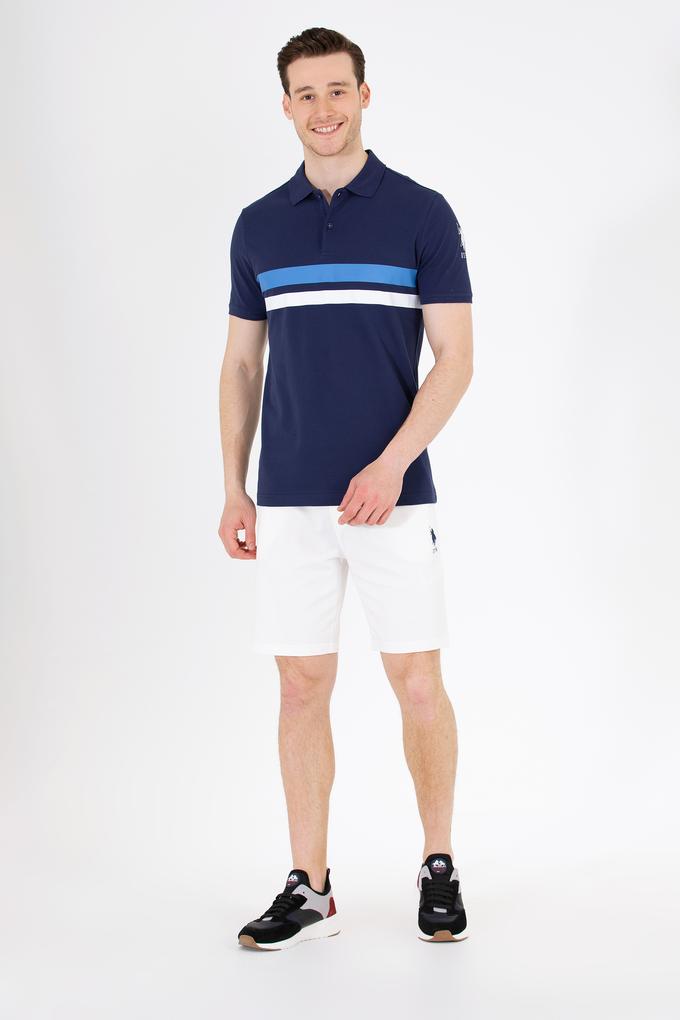 Erkek Ekru Örme Şort