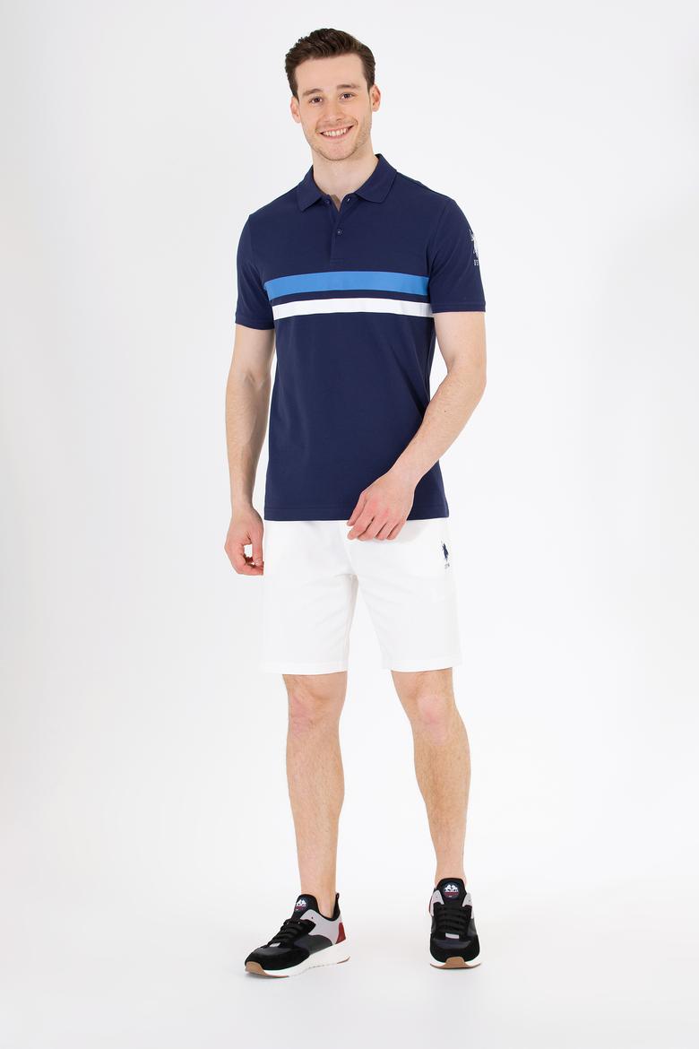 Erkek Ekru Örme Şort