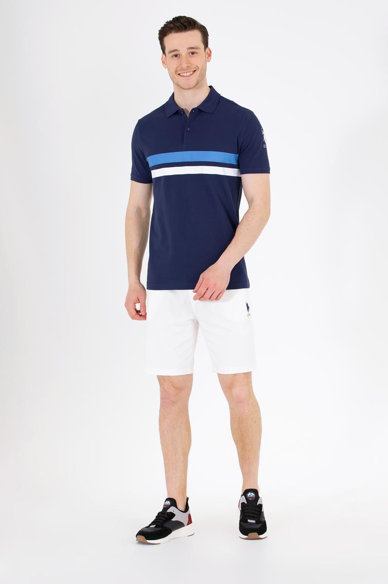 Erkek Ekru Örme Şort