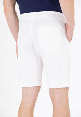 Erkek Ekru Örme Şort - 50263423113