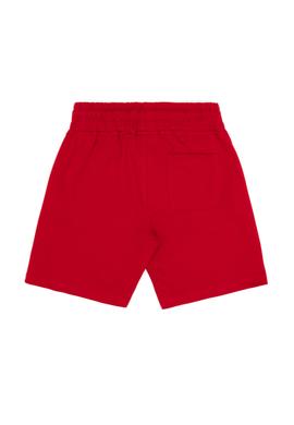 Çocuk Kırmızı Örme Şort - 50263428052