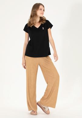 Kadın Camel Örme Pantolon - 50264671037