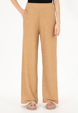 Kadın Camel Örme Pantolon - 50264671037