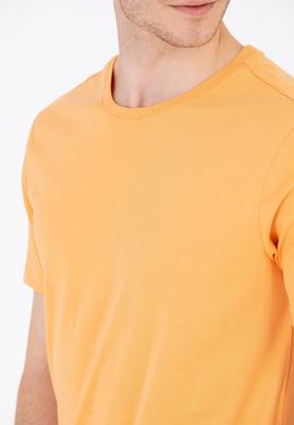 Erkek Kavun Basic Bisiklet Yaka Tişört - 50264916138