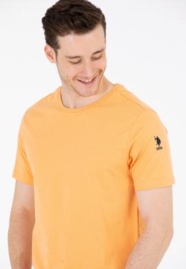 Erkek Kavun Basic Bisiklet Yaka Tişört - 50264916138