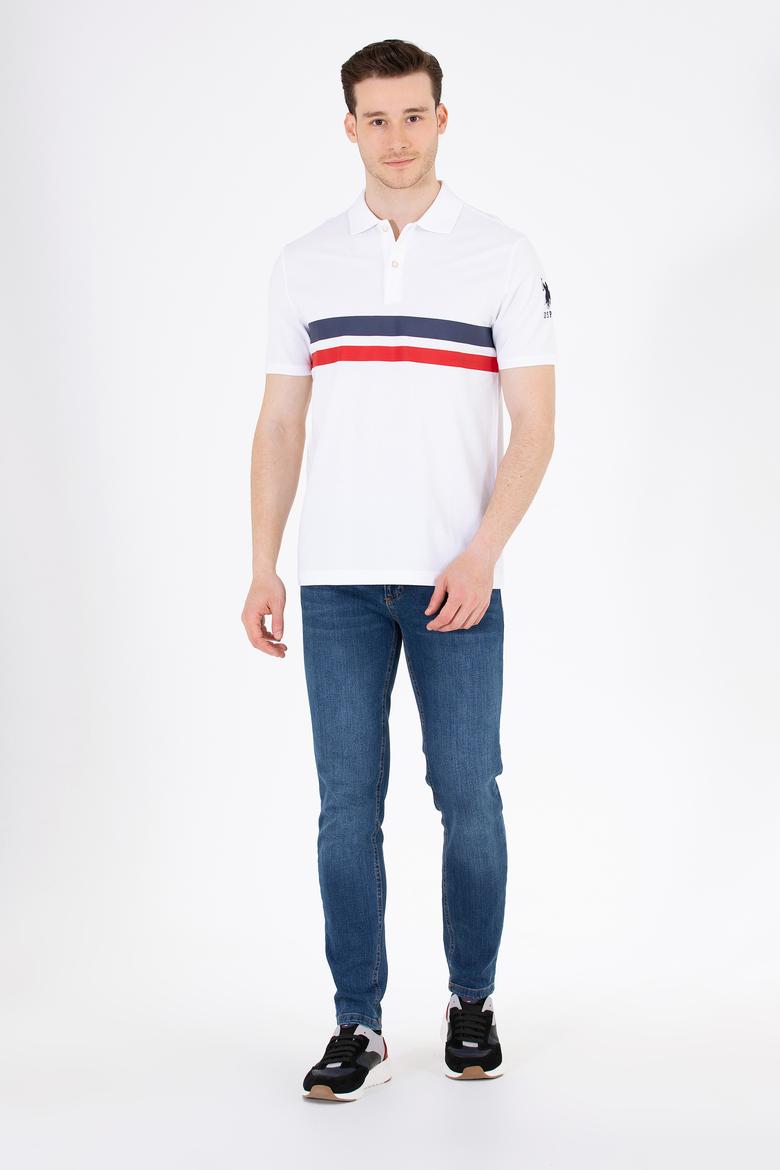 Erkek Beyaz Polo Yaka Tişört - 50264947050