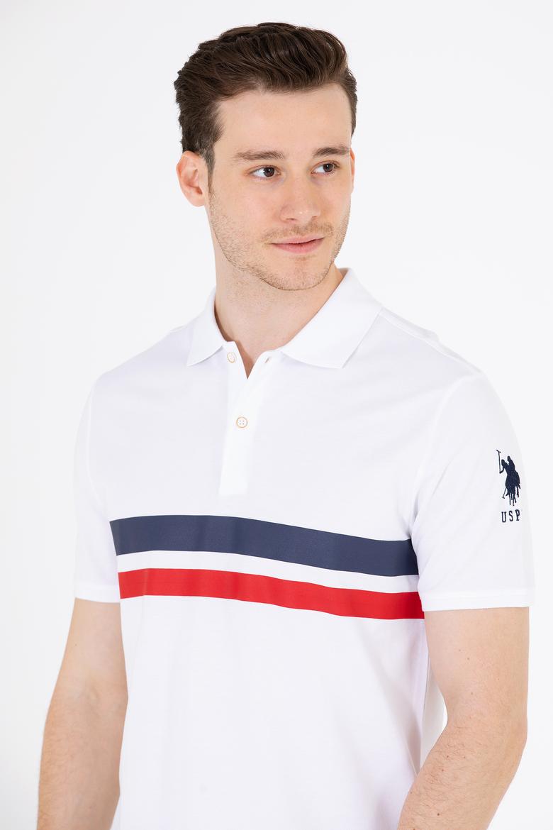 Erkek Beyaz Polo Yaka Tişört - 50264947050