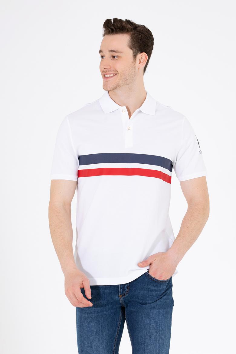 Erkek Beyaz Polo Yaka Tişört - 50264947050