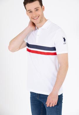 Erkek Beyaz Polo Yaka Tişört - 50264947050