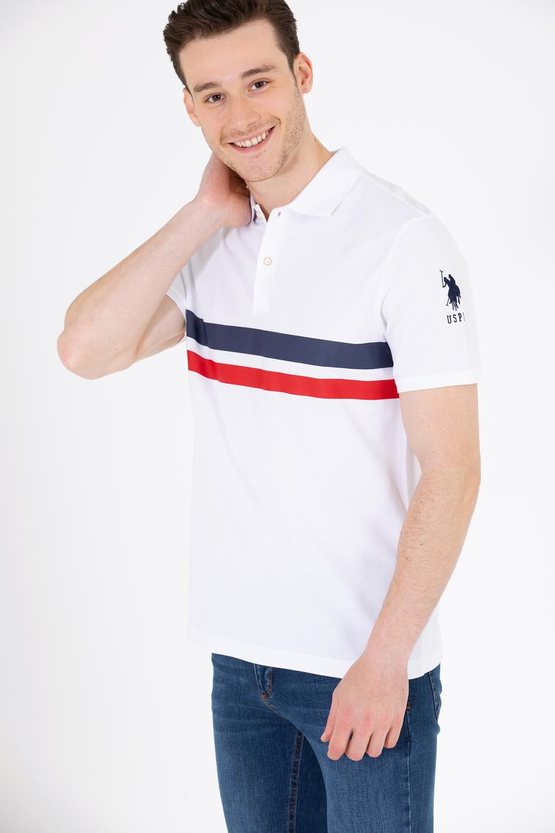 Erkek Beyaz Polo Yaka Tişört - 50264947050