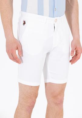 Erkek Beyaz Dokuma Şort - 50266070012