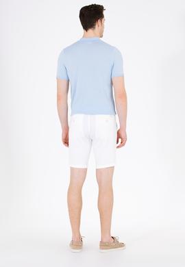 Erkek Beyaz Dokuma Şort - 50266070012