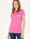 Kadın Pembe Polo Yaka Tişört