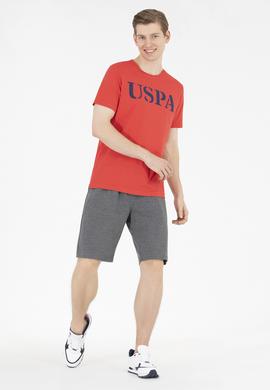 Erkek Kırmızı Basic Bisiklet Yaka Tişört - 50262976152