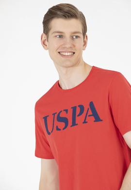 Erkek Kırmızı Basic Bisiklet Yaka Tişört - 50262976152