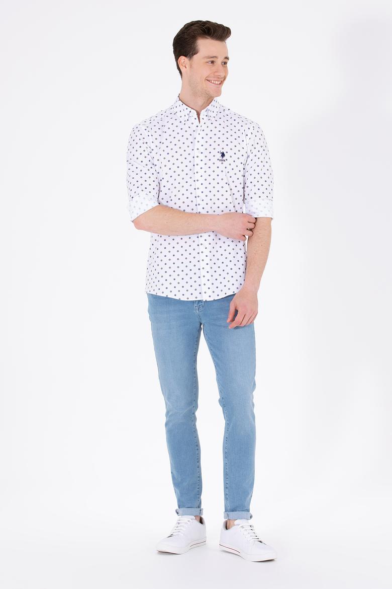 Erkek Beyaz Uzun Kollu Gömlek - 50263160030