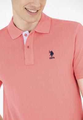 Erkek Nar Çiçeği Basic Polo Yaka Tişört - 50263236065