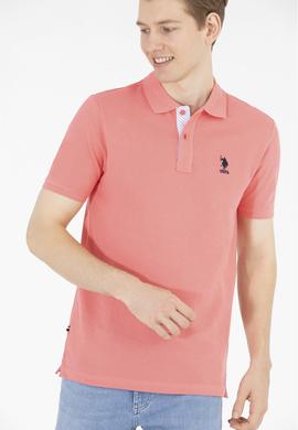 Erkek Nar Çiçeği Basic Polo Yaka Tişört - 50263236065
