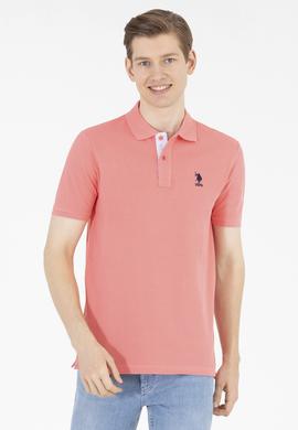 Erkek Nar Çiçeği Basic Polo Yaka Tişört - 50263236065