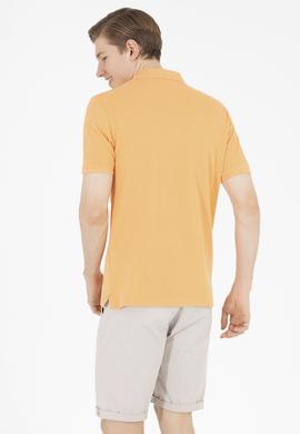 Erkek Turuncu Basic Polo Yaka Tişört - 50263236181