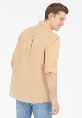 Erkek Camel Uzun Kollu Gömlek - 50269859004