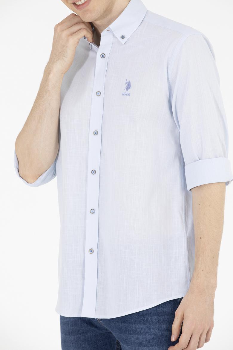 Erkek Mavi Uzun Kollu Gömlek - 50269859012