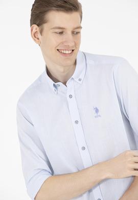 Erkek Mavi Uzun Kollu Gömlek - 50269859012