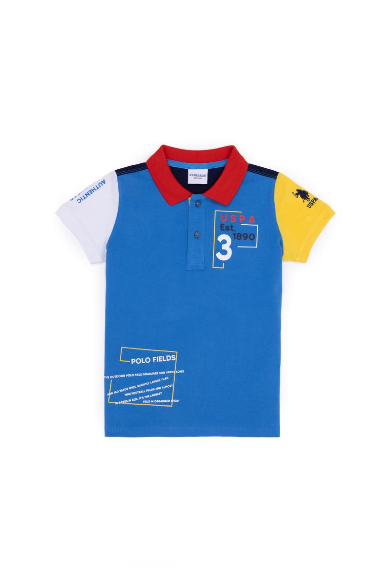 Erkek Çocuk Lacivert Polo Yaka Tişört