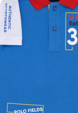 Erkek Çocuk Lacivert Polo Yaka Tişört - 50263521023