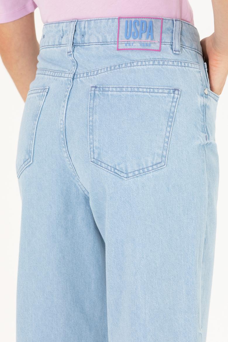 Kadın Açık Mavi High Waist Fit Jean Pantolon - 50263788006