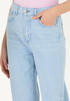 Kadın Açık Mavi High Waist Fit Jean Pantolon - 50263788006