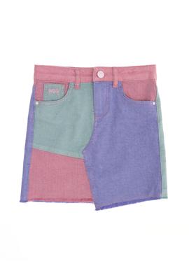 Kız Çocuk Pembe Jean Etek