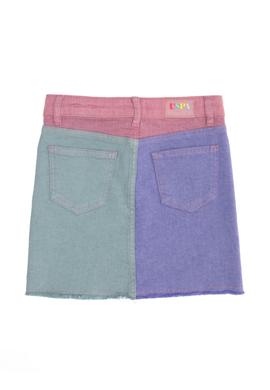 Kız Çocuk Pembe Jean Etek - 50263975008