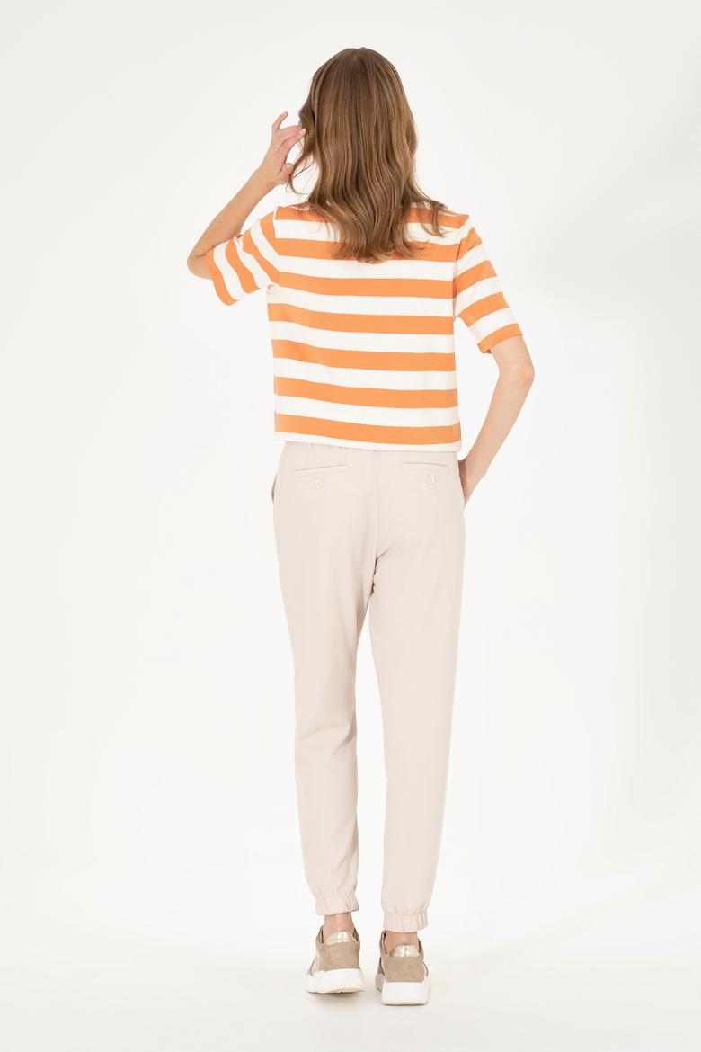 Kadın Bej Jogger Fit Pantolon - 50265361003