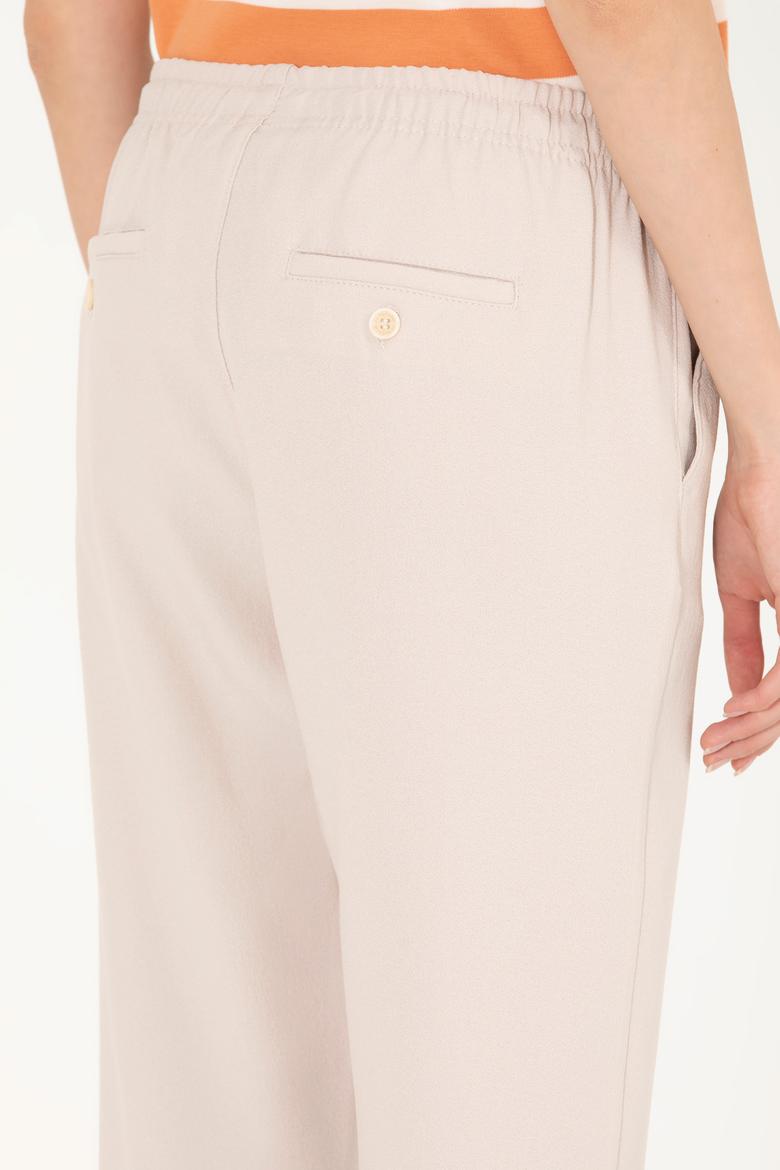 Kadın Bej Jogger Fit Pantolon - 50265361003