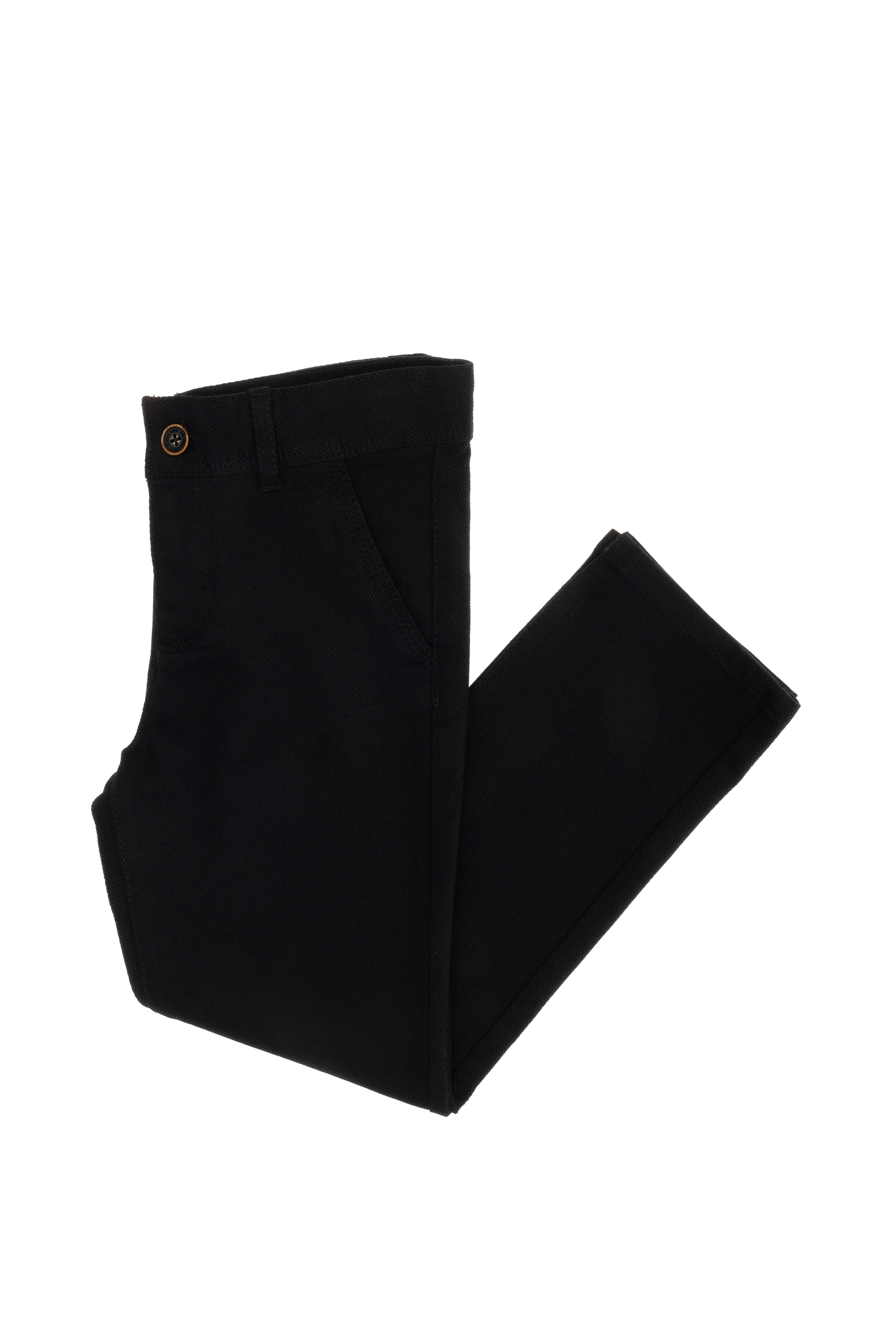 Erkek Çocuk Siyah Kanvas Pantolon - Image 1