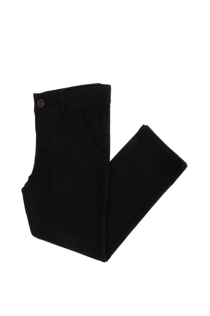 Erkek Çocuk Siyah Kanvas Pantolon