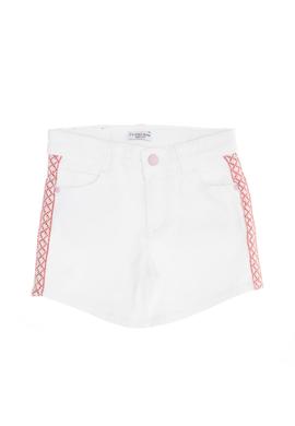 Kız Çocuk Beyaz Dokuma Şort - 50264061005