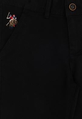 Erkek Çocuk Siyah Kanvas Pantolon - 50264045060