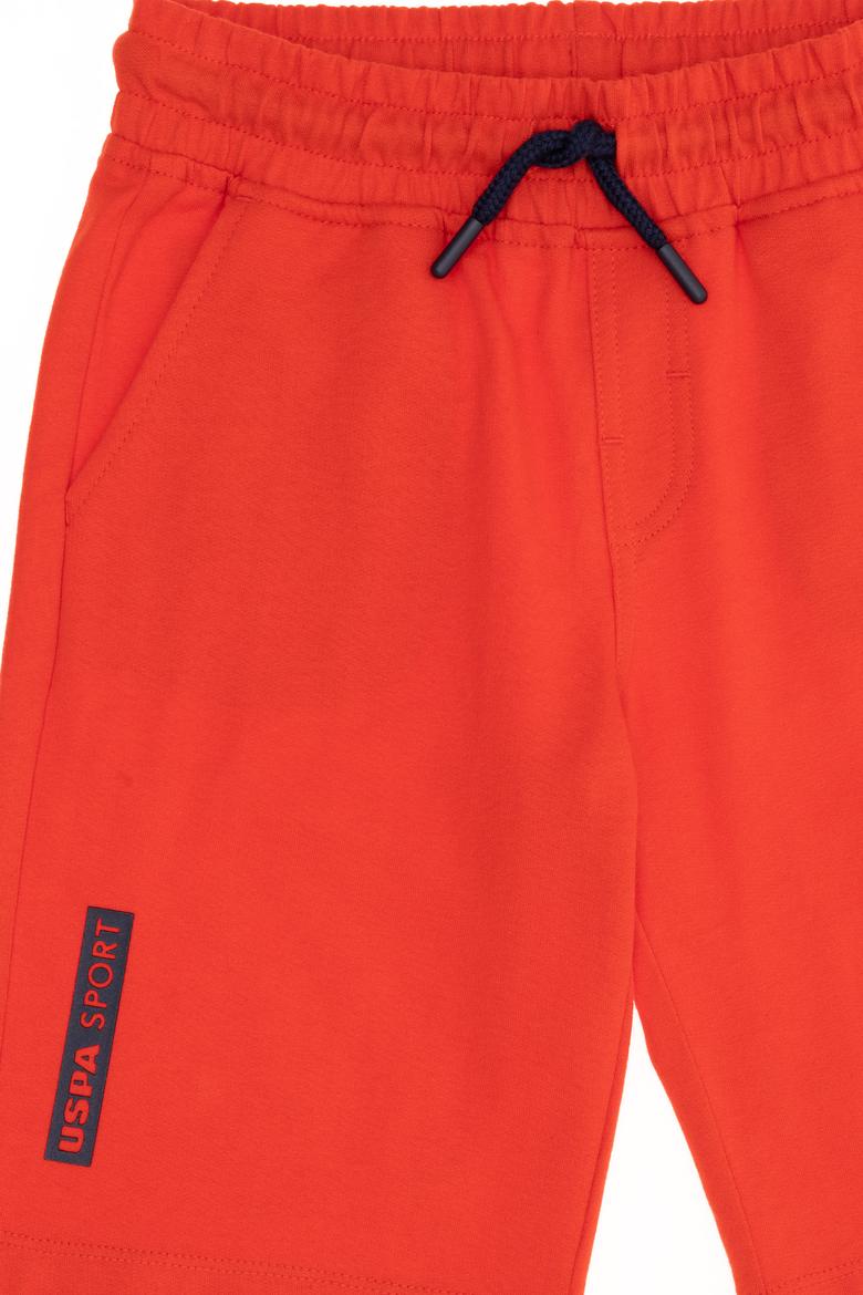 Çocuk Kırmızı Örme Şort - 50263439044