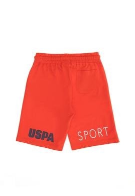 Çocuk Kırmızı Örme Şort - 50263439044