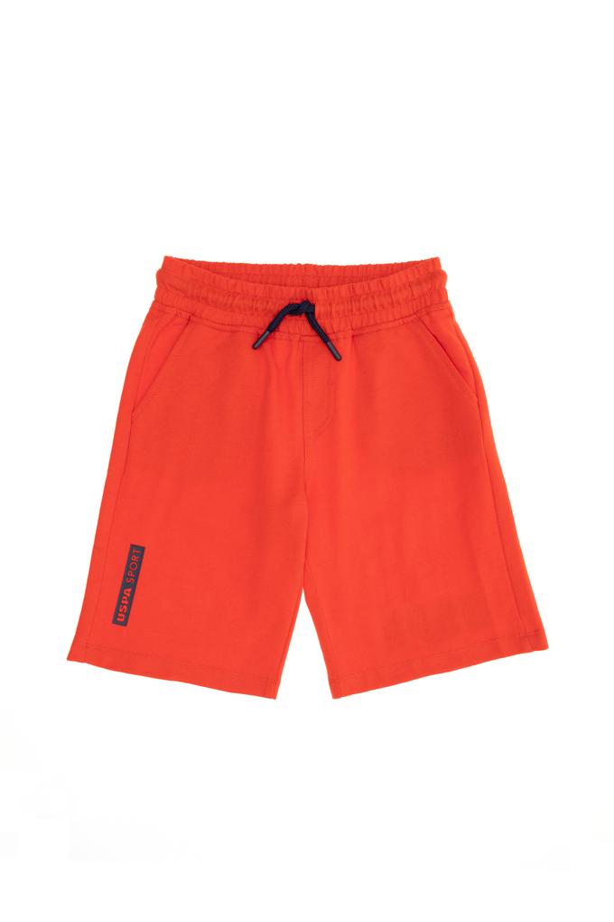 Çocuk Kırmızı Örme Şort