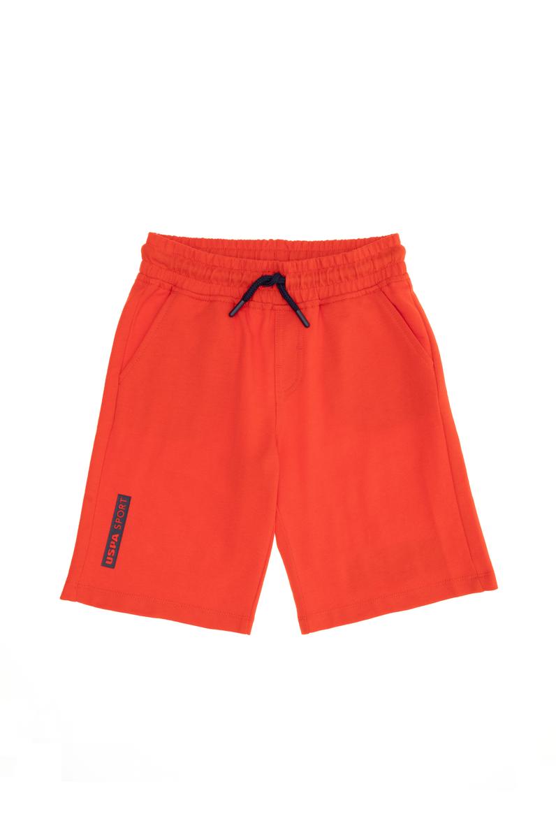 Çocuk Kırmızı Örme Şort