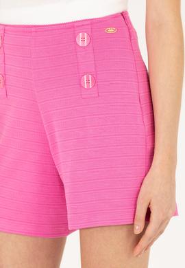 Kadın Pembe Örme Şort - 50263791036