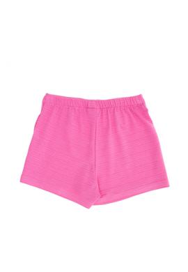 Çocuk Pembe Örme Şort - 50265398015