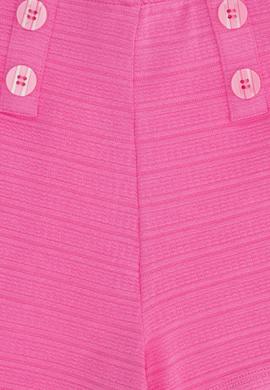 Çocuk Pembe Örme Şort - 50265398015