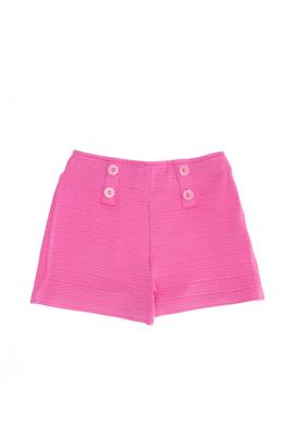Çocuk Pembe Örme Şort - 50265398015