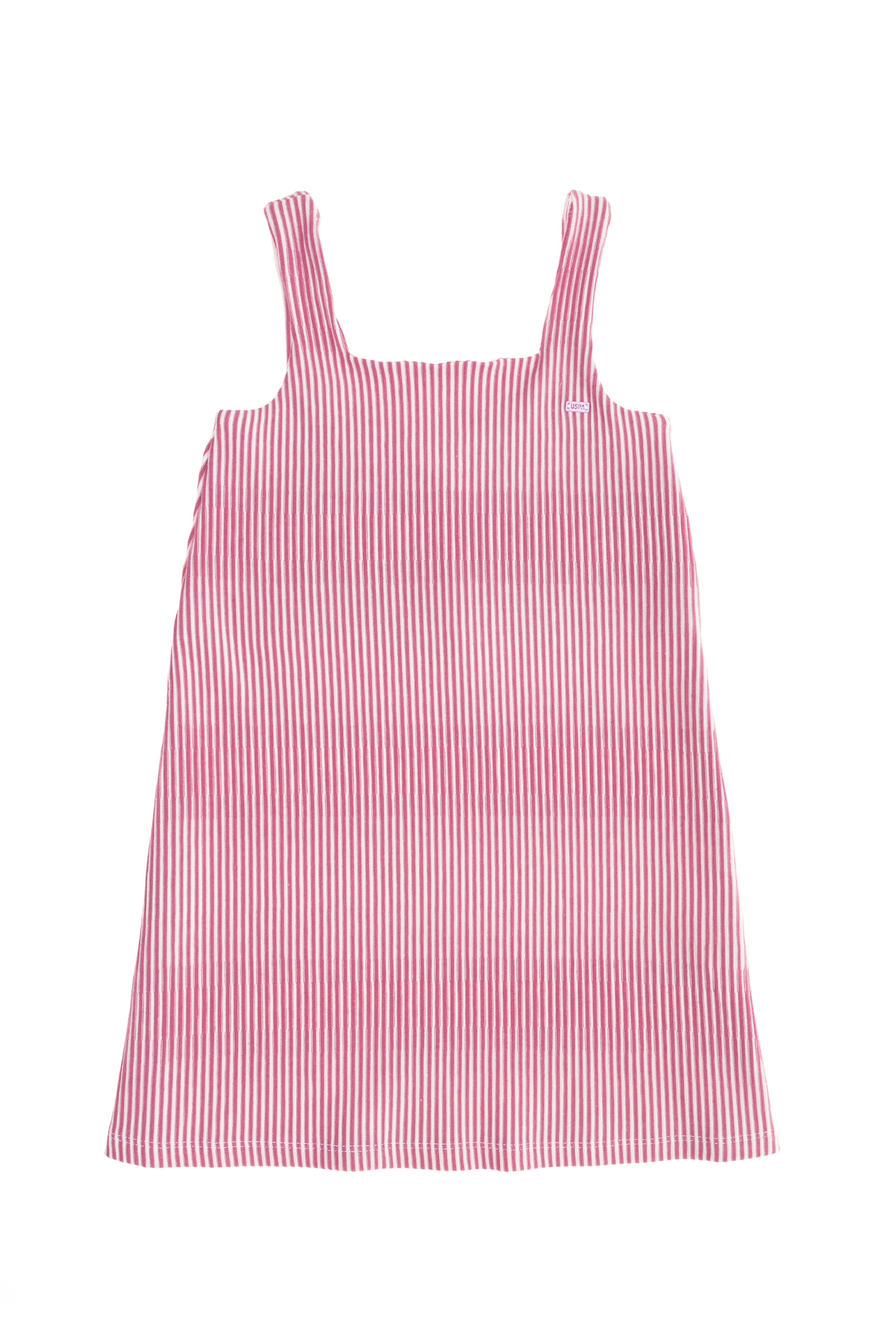 Kız Çocuk Pembe Örme Elbise - Image 3