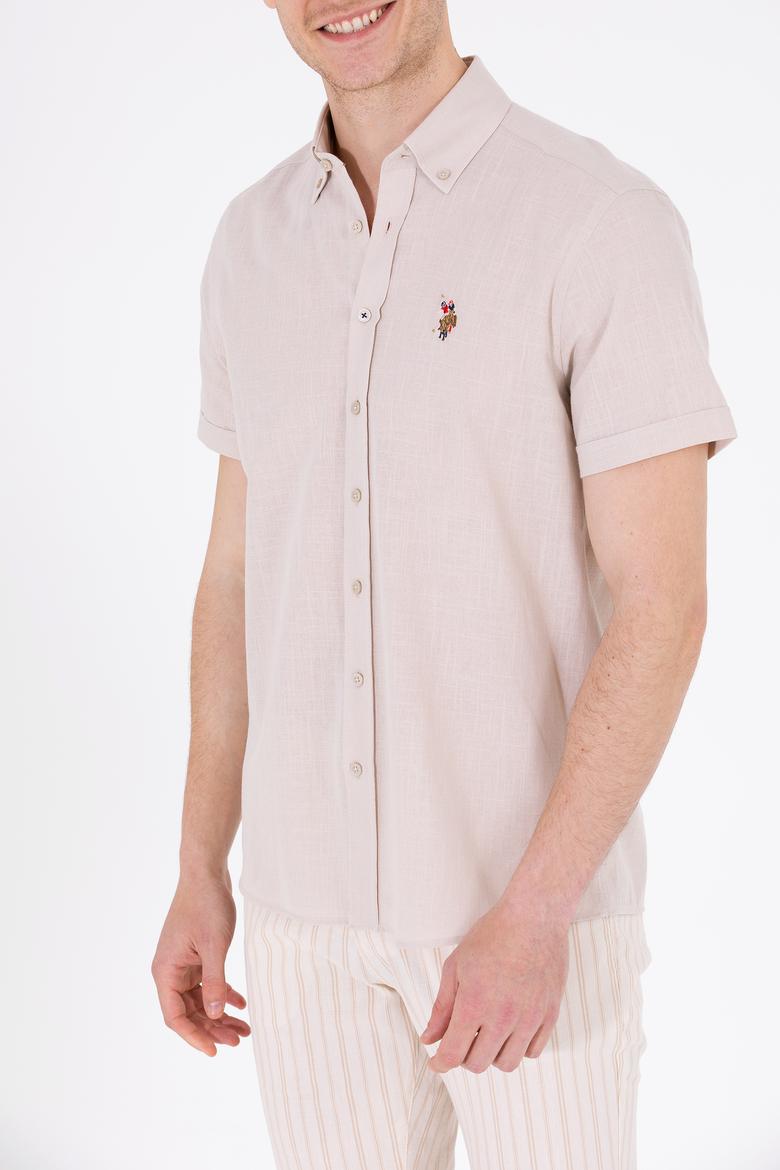 Erkek Taş Kısa Kollu Gömlek - 50262846068